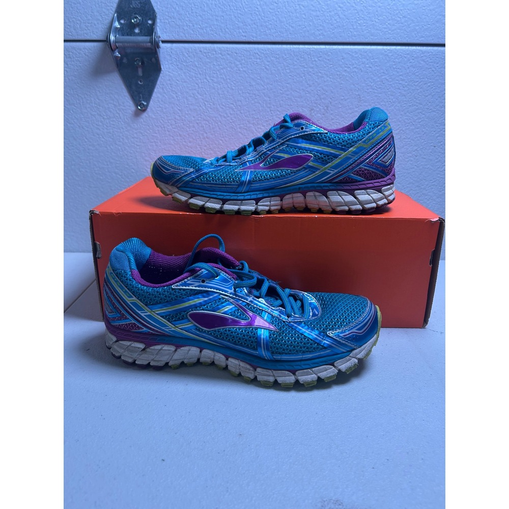 Brooks Adrenaline GTS 15 Blue Purple Size 9.5M #3114